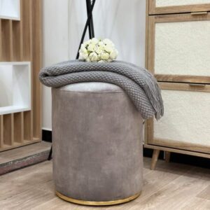 Pouf en Gris moderne