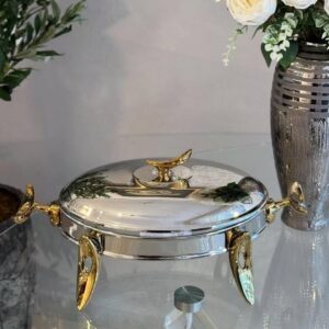 Plat de présentation en métal