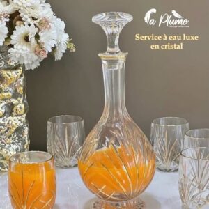 Service à Eau Luxe en Cristal