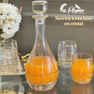 Service à Eau Luxe en Cristal