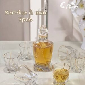 Service à Eau en Verre de 7 pièces