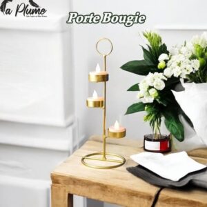 Porte bougie décoratif en métal
