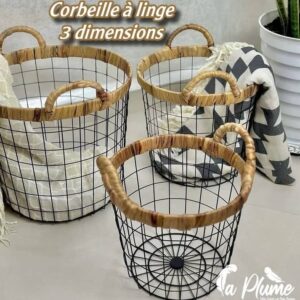 Corbeille à linge 3 dimensions