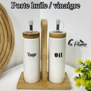 Ensemble de porte huile et vinaigre