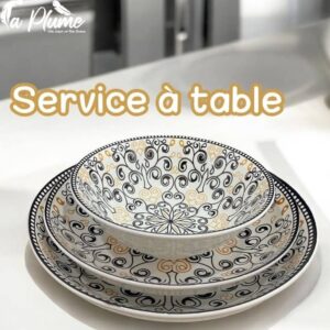 Service de table de luxe par pièce
