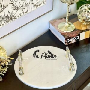 Plateaux marbre de luxe