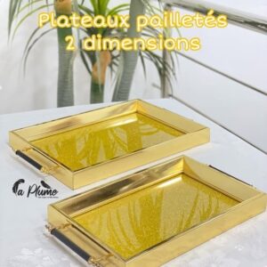 Plateaux Pailletés Élégants