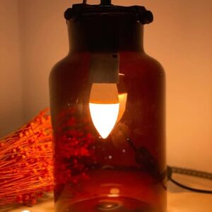 Lampe bouteille en verre