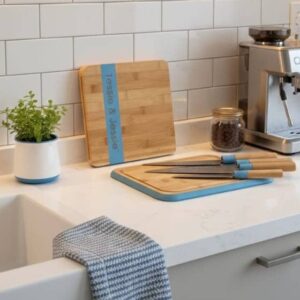 Ensemble de couteaux de cuisine et planche à découper Tessie & Jessie