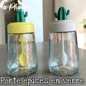 Pots à épices en verre par pièce