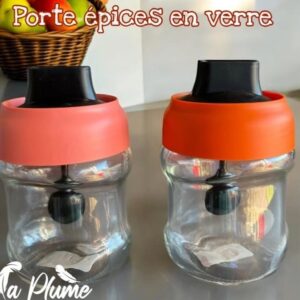 Pots à épices en verre par pièce