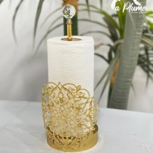 Support pour essuie tout doré