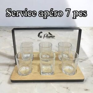 Service apéritif 7 pièces