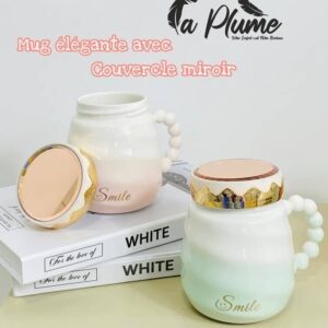 Mug avec Couvercle Miroir