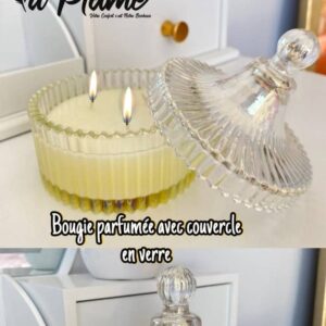 Bougie parfumée en verre