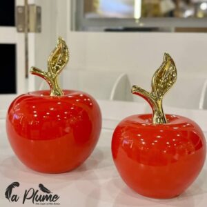 Ornements décoratifs en céramique en forme de pomme