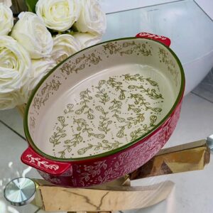 Plat à four ovale en céramique