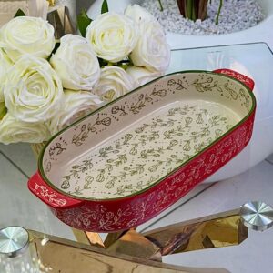 Plat à four ovale en céramique