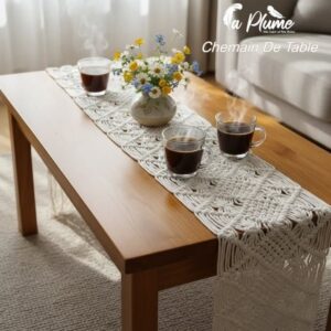 Chemin de Table Macramé