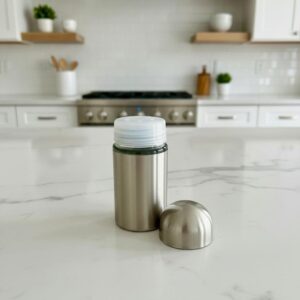 Saupoudreuse Inox Pro avec Couvercle