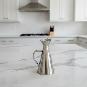 Huilier-Vinaigrier Compact en Acier Inoxydable - 250 ml