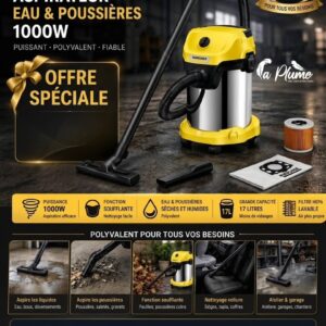 Aspirateur Eau & Poussières KÄRCHER (1000W)