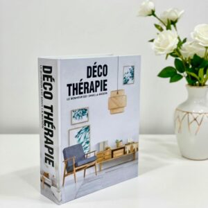 Faux Livre Décoratif "Déco Thérapie"