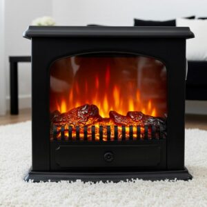 Lanterne Cheminée Décorative - Effet Flammes LED Réaliste