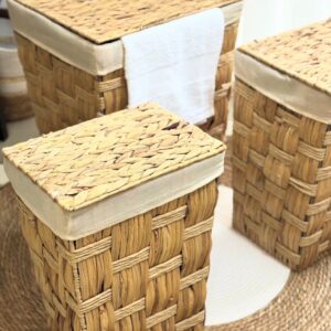 Panier de Rangement en Osier Carrés