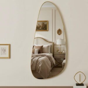 Miroir Grand Format de Forme Organique (Galet)