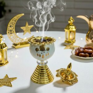 Mabkhara : Le brûle-encens oriental traditionnel avec couvercle