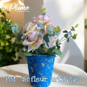 Pot de fleur artificiel