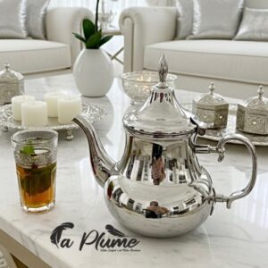 Théière Impériale Argentée – Finition Miroir
