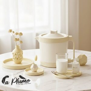 Théière "Pureté Nordique" Finition Crème