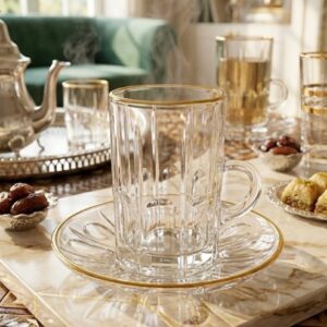 Service à Thé "Cristal d’Or" Prestige 12 Pièces