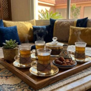 Service à Thé "Mailles d'Or" Prestige