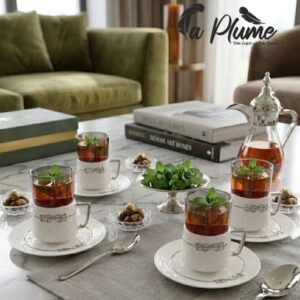 Service à Thé "Prestige Argenté" Collection 12 Pièces