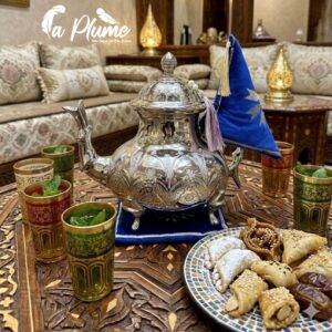 Théière Marocaine Traditionnelle de 24 tasse