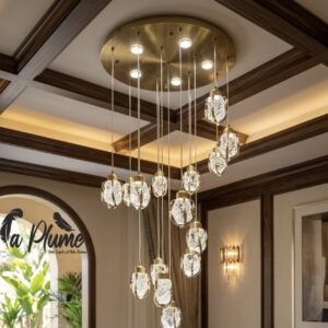 Lustre Moderne en Cristal LED