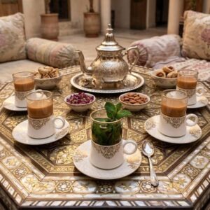 Service à Thé Royal "Moresca" Édition Prestige 12 Pièces