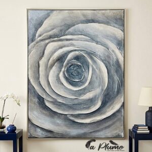 Cadre Décoratif Éclosion de Givre 75 x 100 Cm