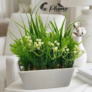 Éclat de Verdure en Pot Céramique