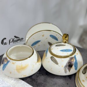 Ensemble Élégance Plume 3 Pièces