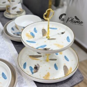 Présentoir à Gâteaux Double Étage