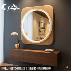 Miroir LED élégante