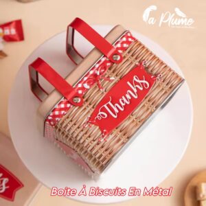 Boîte à biscuits en métal