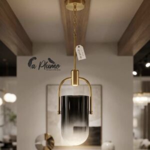 lampe à suspension en verre