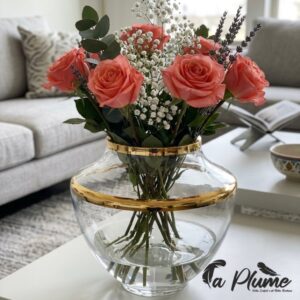 Vase en verre Élégant