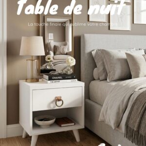 Table de nuit moderne et élégante