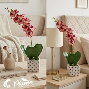 Orchidée Artificielle Prestige en Pot Graphique